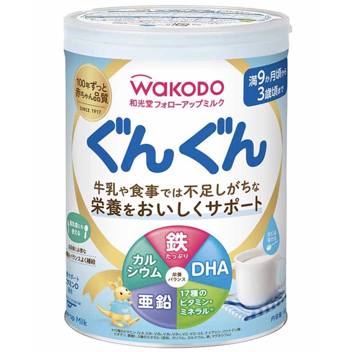 

Susu Formula Jepang Wakodo Gungun (12Mth+)