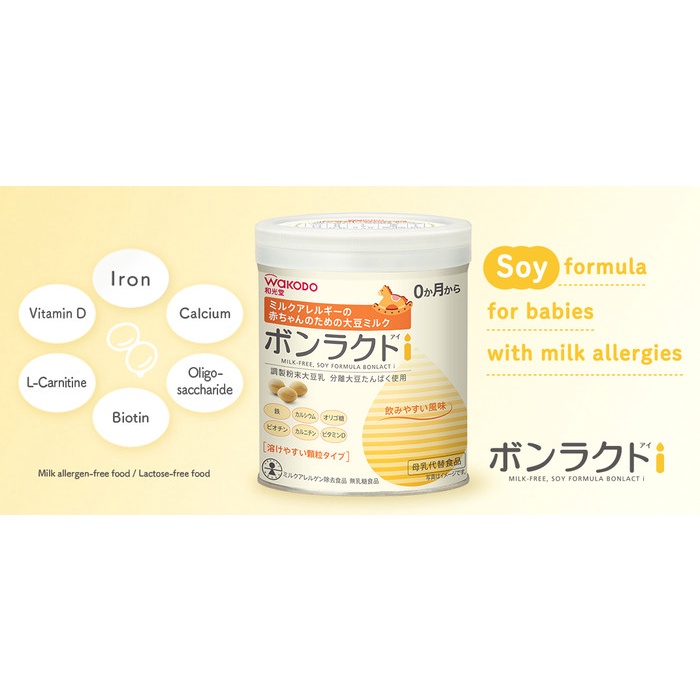 

Susu Formula Jepang Wakodo Soya Bonlacti