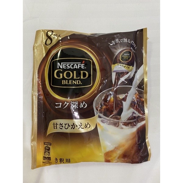 

Nescafe Gold Blend Potion Less Sugar Mocha 8 Capsul