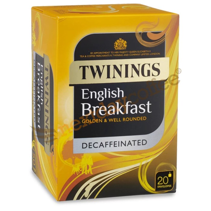 

Twinings English Breakfast Tea Decaffeinated 20 X 2,5 Gram