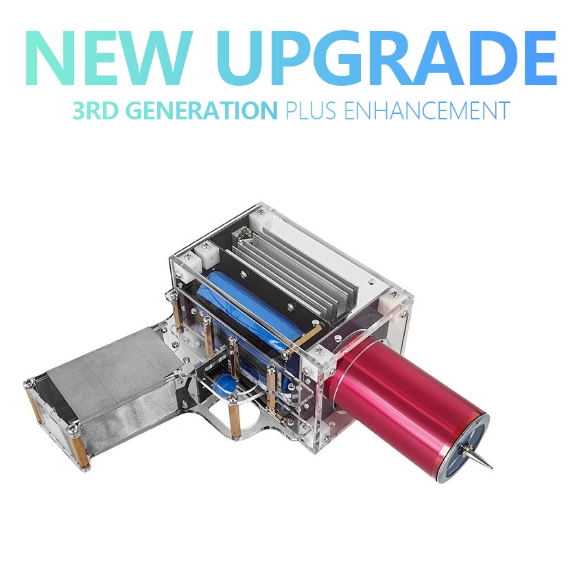 Handheld Tesla Electric Coil Tesla Coil Arc Gun Generator Palm Lightning Magnetic Storm Alien Gun To