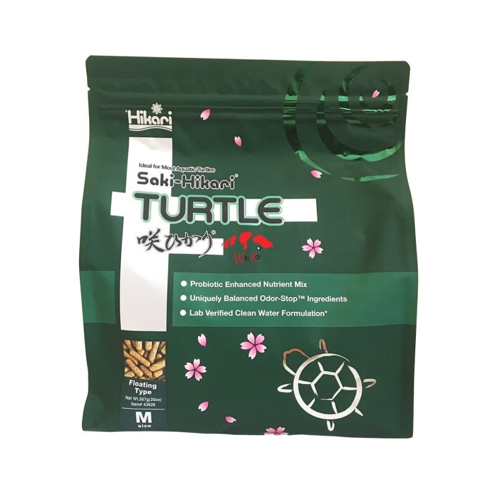 

Saki Hikari Turtle M 567G / 567GR / 567 GR / Gram Makanan Kura-Kura