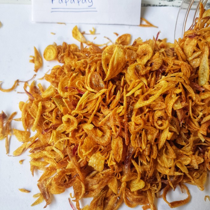 

Bawang Goreng Brebes 1kg Murni / Tanpa Tepung