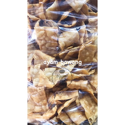 

KERIPIK AYAM BAWANG 500gr / KERIPIK BAWANG SPESIAL / KERIPIK PANGSIT
