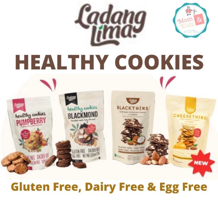 

LADANG LIMA Healthy Cookies / Gluten Free Snack Cemilan Diet Sehat