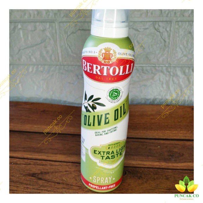 

BERTOLLI Extra Light Olive Oil SPRAY 145 Ml/ Minyak Zaitun Spray Halal