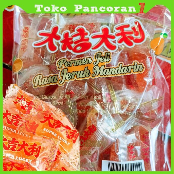 

NARAYA ORANGE JELLY CANDY Permen Jelly Halal 500g