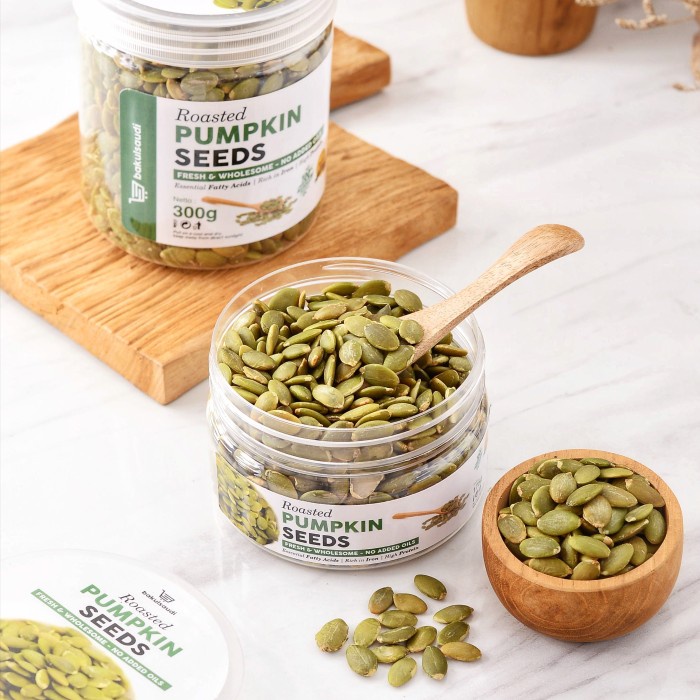

Organic Roasted Pumpkin Seed Seeds Premium Biji Labu Panggang Organik