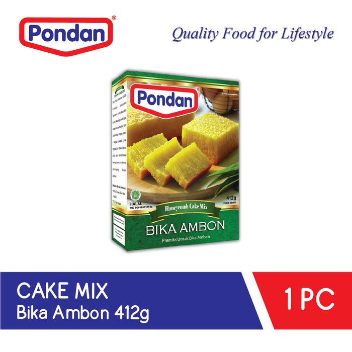 

Pondan Premiks Bika Ambon 412 g Tepung Baking