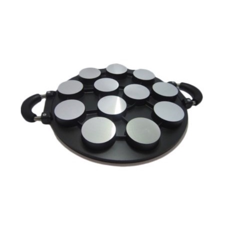 (Good) HAPPY CALL Cake pan 12 LUBANG TEFLON Cetakan kue LUMPUR SORGA Cubit AP