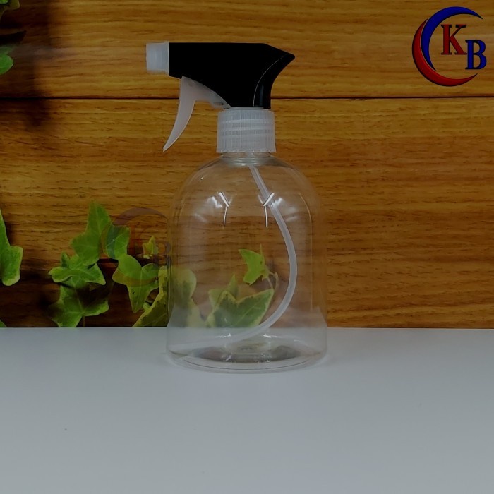 (GoodSeller) Botol spray 500ml pendek bening / Botol kispray 500ml PET / BOTOL PET