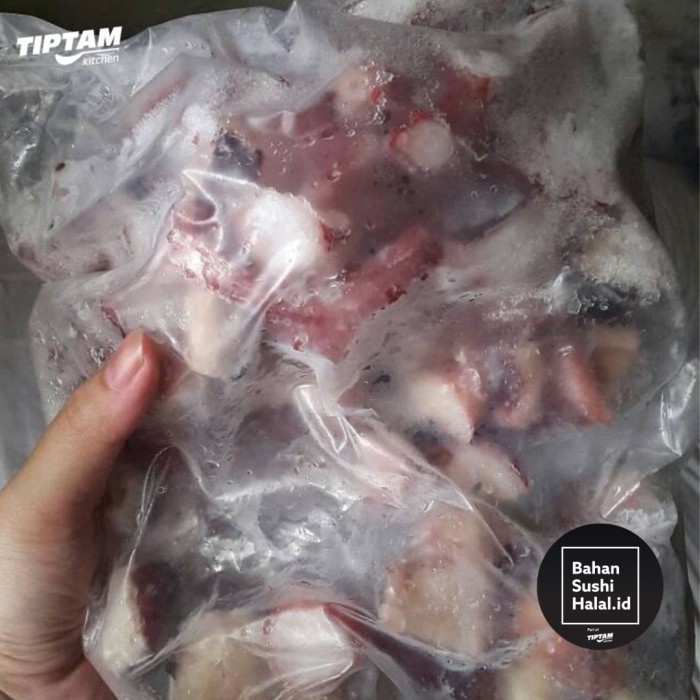 

Sale Terbatas 1 Kg Tako Takoyaki Gurita Cut Boiled Matang Aman