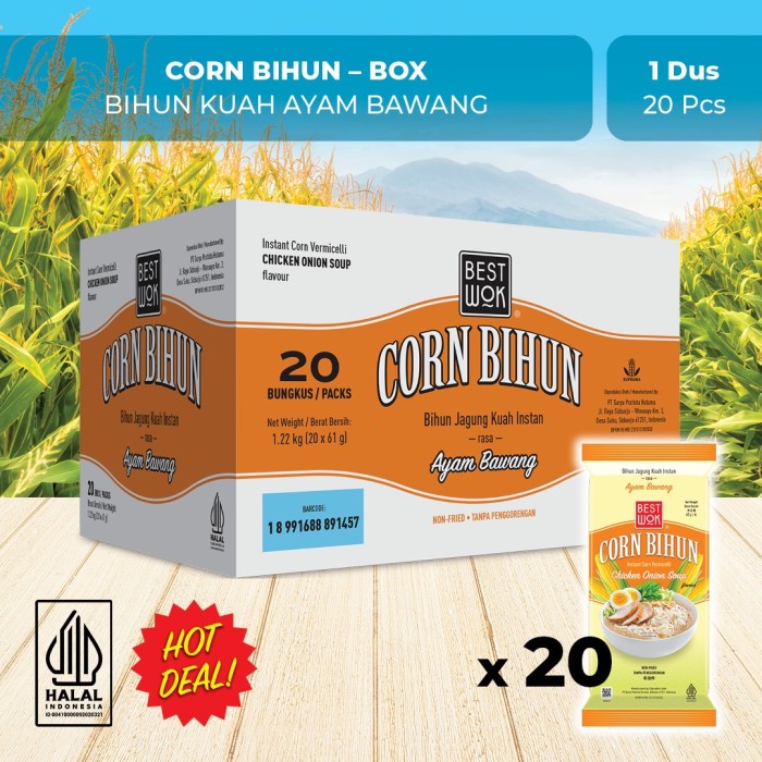 

Wdo - Best Wok Bihun Kuah Instant Ayam Bawang Dus 20 Pcs
