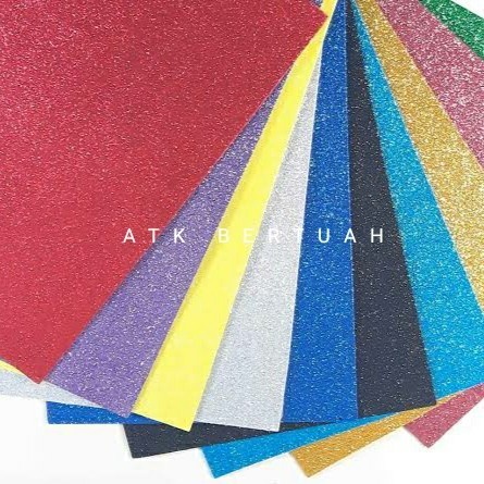 [BestSeller] 40x60 LEMBAR BUSA KREASI GLITTER EVA FOAM ART