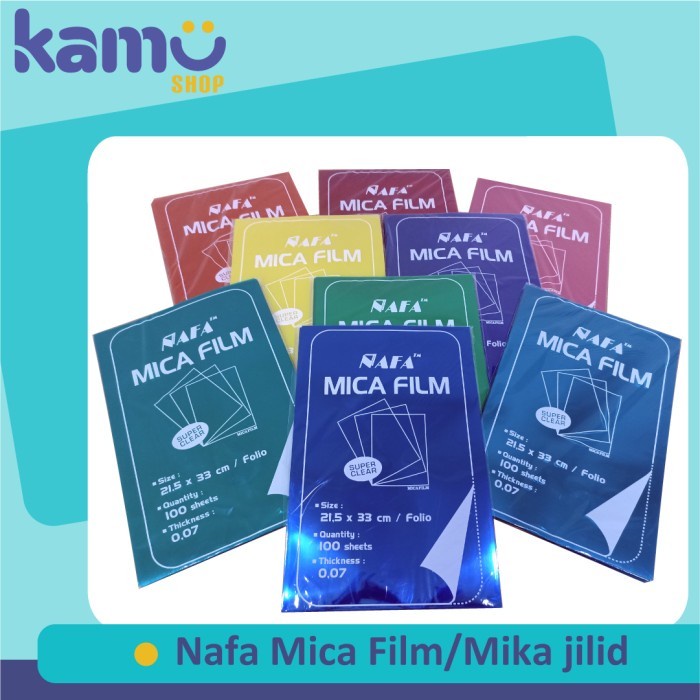 

[BestSeller] Nafa Mica Film / Mika jilid / Mika Film Warna [Isi 100 lembar] - MFF