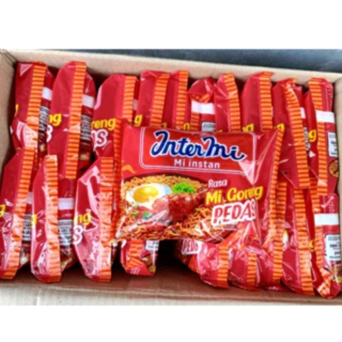 

(BestSeller) inter mie goreng pedas 1 dos