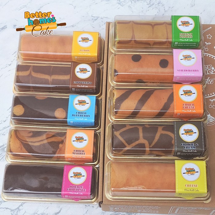 

10 pcs Mini Roll Cake / Bolu Gulung