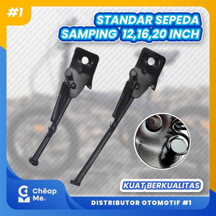 Standar Sepeda Anak 12" 16" 20" BMX Standar Samping Sepeda anak Kode 536