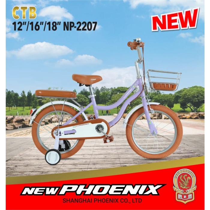 Sepeda anak perempuan NEW PHOENIX NP 2207 city bike ukuran 12 inch SEPEDA ANAK MINI 12 INCH , sepeda