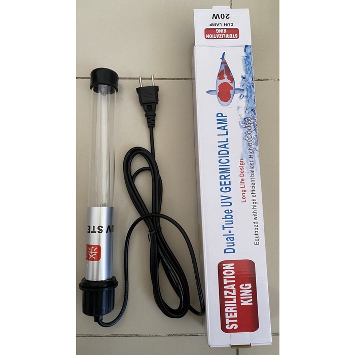 Lampu UV Celup 20 Watt u. Kolam Ikan Koi dll