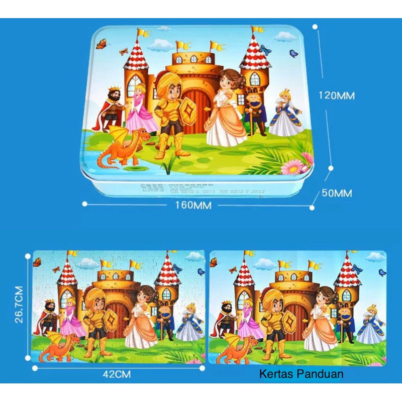 {{ Puzzle Kayu Box 200Pcs/Mainan Puzzle/Mainan Edukasi Anak/Wooden Toys/Puzzle Jigsaw Ready }}