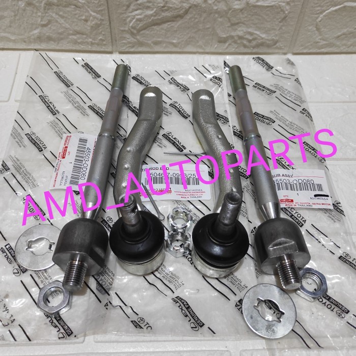 Tie Rod + Long Tie Rod Rack End New Vios Yaris Vios Gen 2 4Pc Original