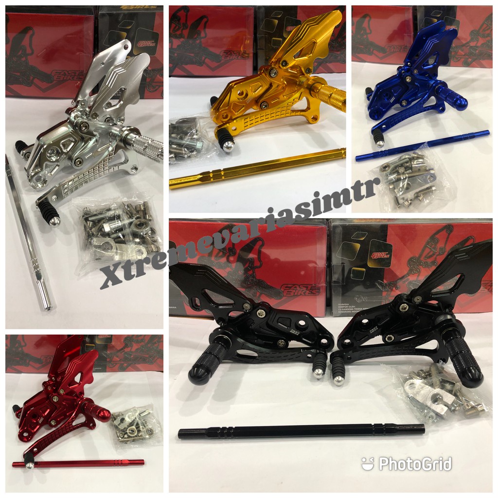 Underbone Footstep Underbon Vixion New Old All Vixion Step Set Depan Kiri Kanan Full CNC