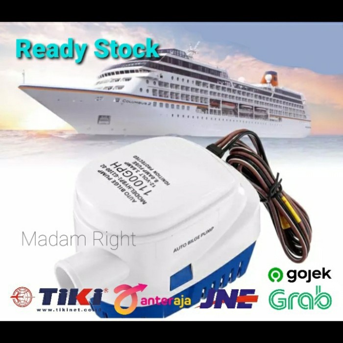 Auto Bilge Pump Boat Automatic Bilge Pump 12V 1100 GPH