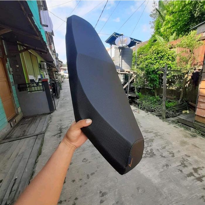 Sale Terbatas Jok Beat Karbu 2 Tingkat Karbon - Jok Beat Karbu Road Race - Jok Beta Karbu Motor Aman