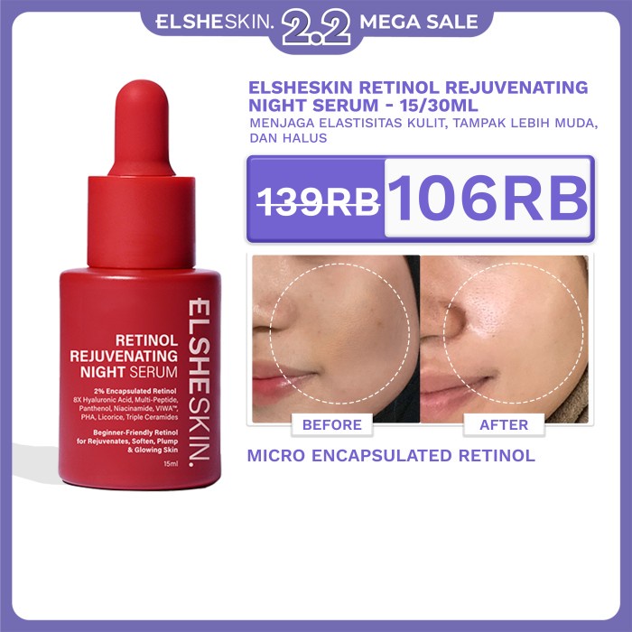 ACBEAUTY- ElsheSkin Retinol Rejuvenating Night Serum -yuk c.o