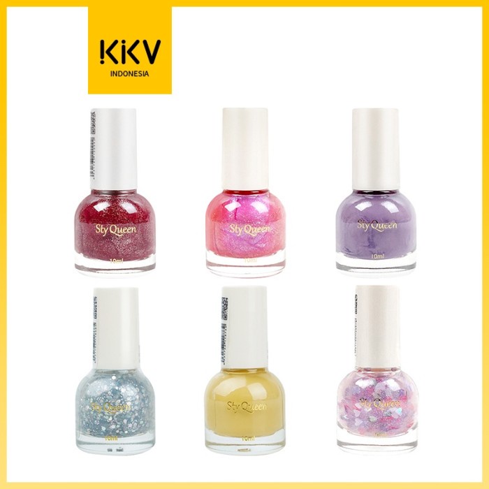 ACBEAUTY- KKV - Styqueen Water-Based Nail Polish Rippeable Kuteks Cair -yuk c.o