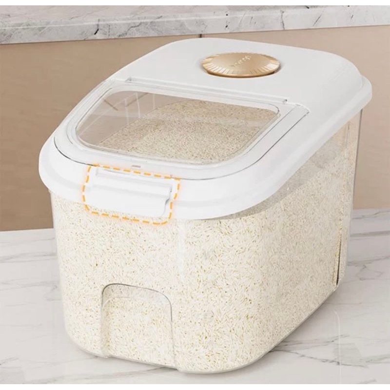 STOK TIPIS Tempat Beras 10-15kg - Dispenser Beras Tempat Penyimpanan Beras BONBOX