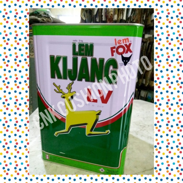 LEM FOX KIJANG LV (BUSA, KULIT, EVA SPONGE, KARPET, SOFA) - 1 BLEK