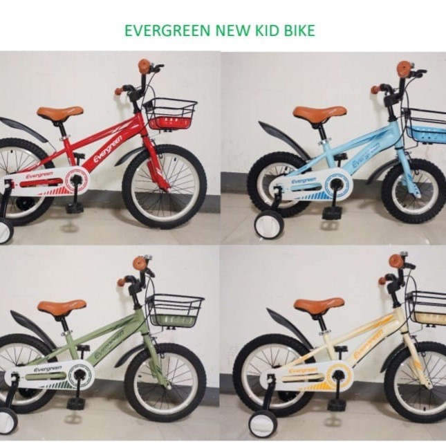 Sepeda Anak Evergreen Evans New Velg Alloy + Keranjang Unisex