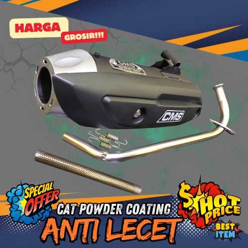 Premium Knalpot Standar Racing Copy Cms Beat Karbu Beat Fi Beat Deluxe Beat Esp Beat Street Vario