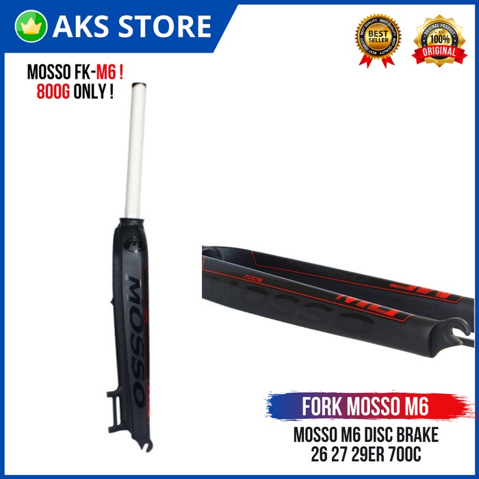 Banyak Dicari Fork Rigid Sepeda Mtb/Roadbike Mosso M6 Os 26 27.5 29Er 700C Taiwan