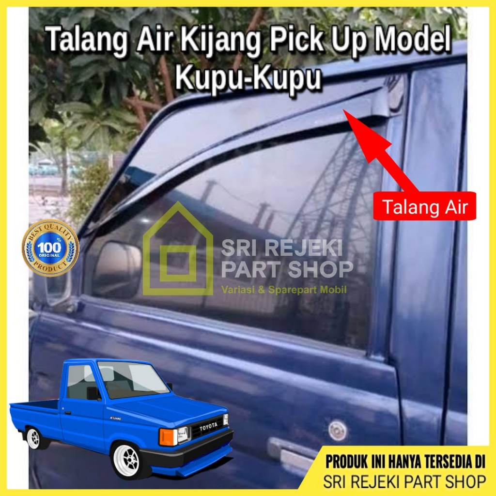 Talang Air Kijang Kapsul Model Kupu Kupu Akess Kijang Super Motif Karbon Variasi Kijang LGX Super