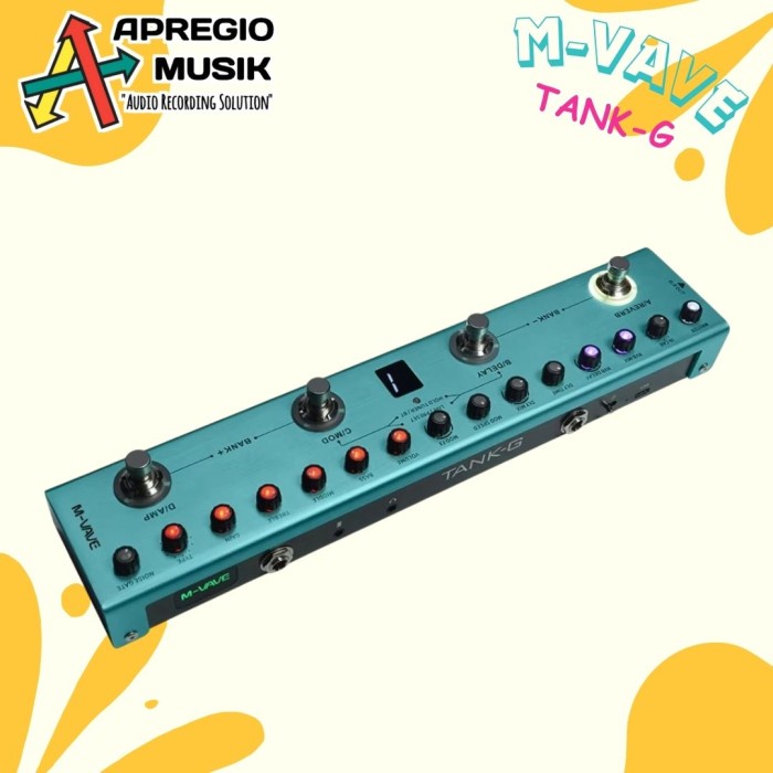 Mvave M vave Tank G TankG TankB tank B multi guitar effect strip efek gitar dan Bass