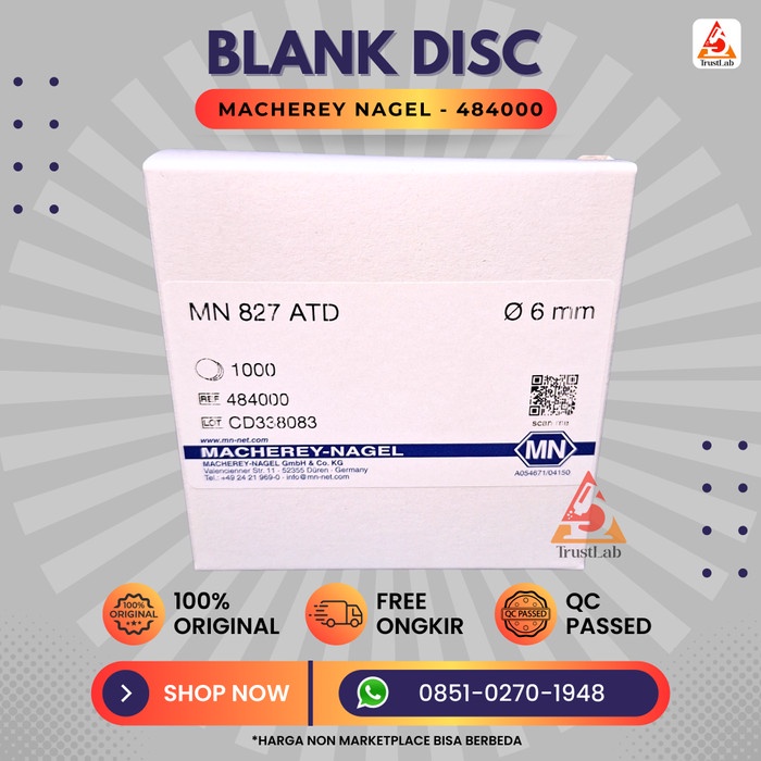 Disc Antibiotik Disk Antibiotik Blank Disc Macherey Nagel 484000 Cakram Antibiotik Kosong Blank Disk