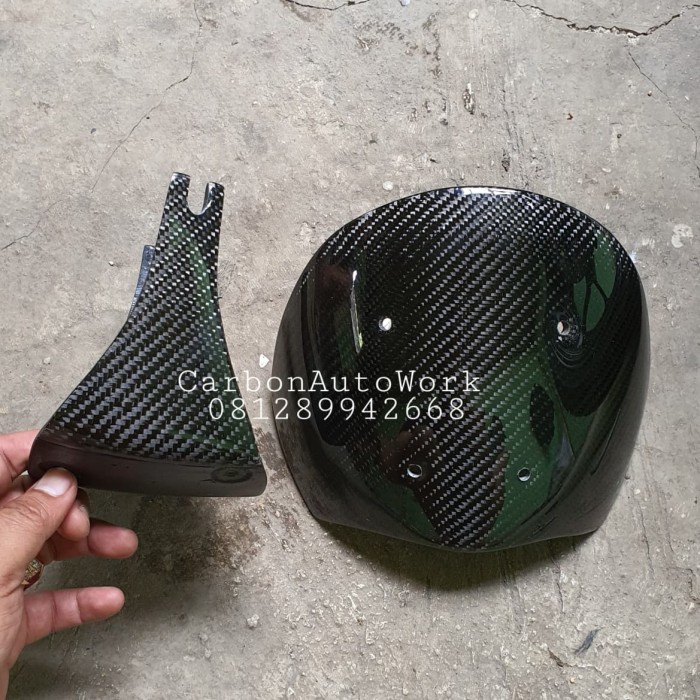 Jual Yamaha Xsr 155 ..Visor Cafe Racer Carbon Kevlar Asli.