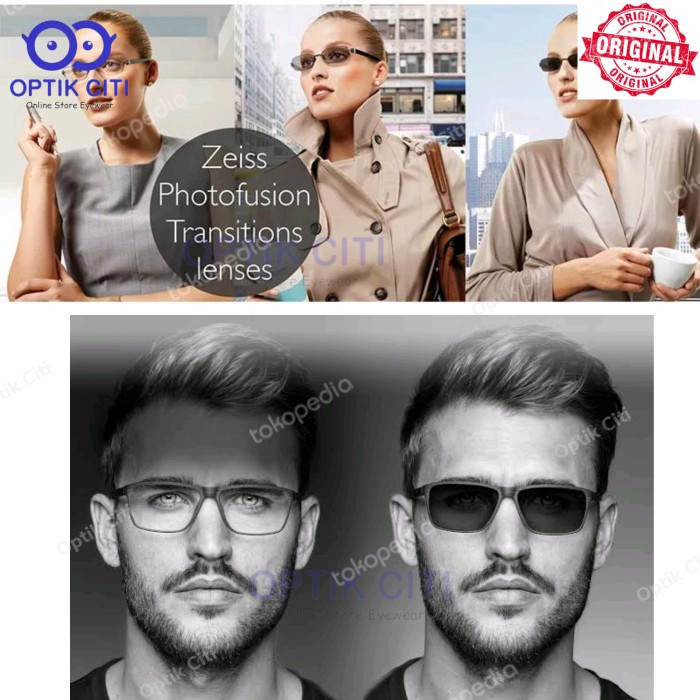 *TOP* LENSA KACAMATA ZEISS SV RX PHOTOFUSION X EXTRA BLUEGUARD GREY / BROWN ORIGINAL