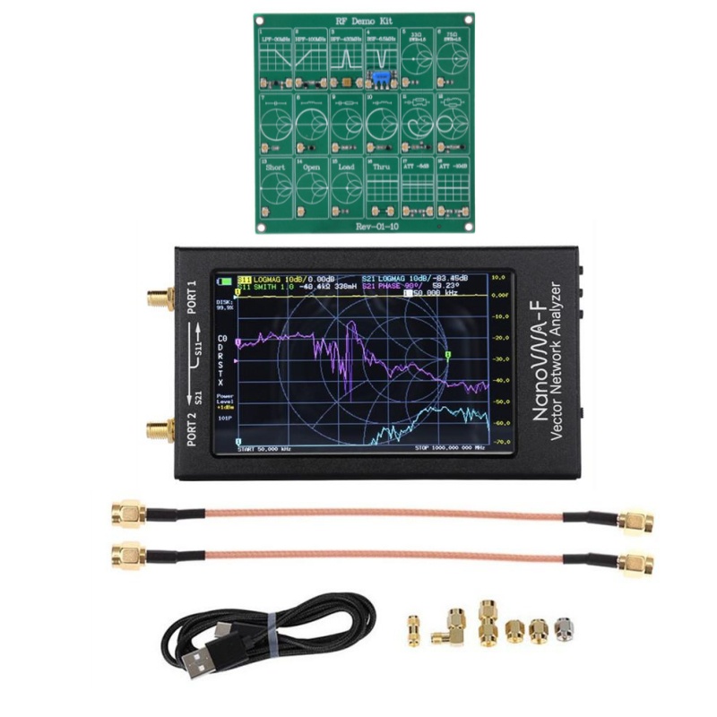 4.3" Lcd Display Nanovna Vna Nanovna-F Hf Vhf Uhf Vector Network Analyzer Antenna Analyzer Aluminum