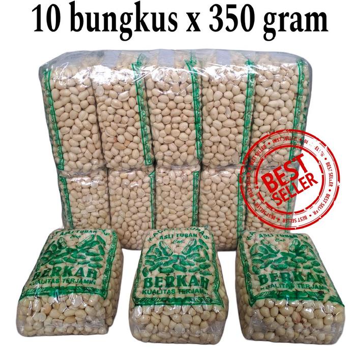 

PAKET 10 bungkus kacang kupas kemasan +- 350 gram grosir 1 ball