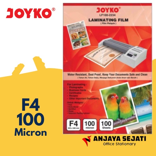 

Laminating Joyko F4 ( Folio ) 100 Micron