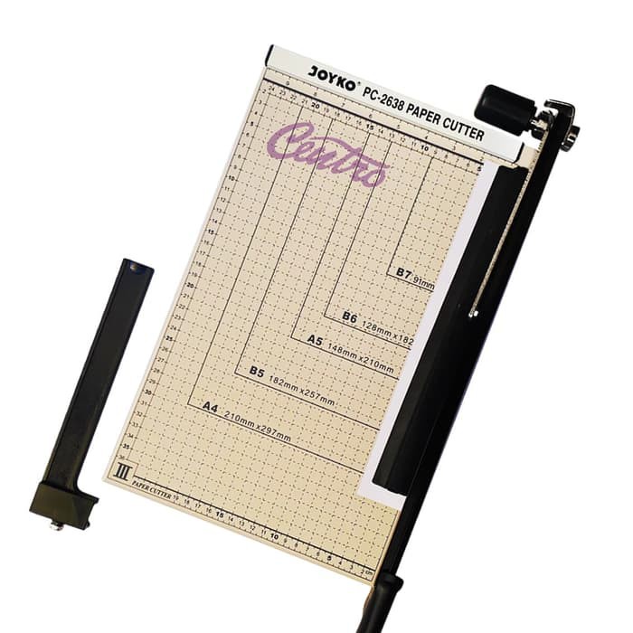 

Joyko Paper Cutter Pemotong Alat Potong Kertas PC-2638 F4 ORIGINAL