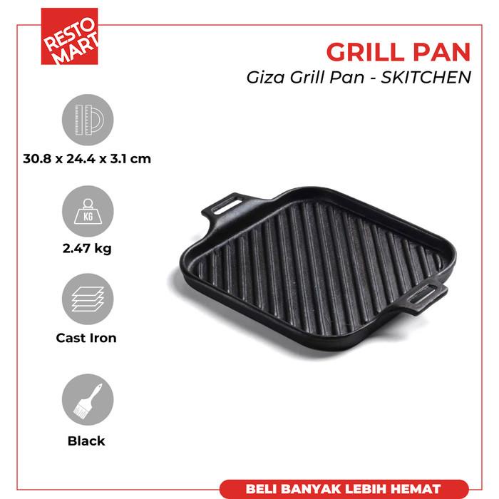 Giza Grill Pan SKITCHEN Cast Iron (2291125)