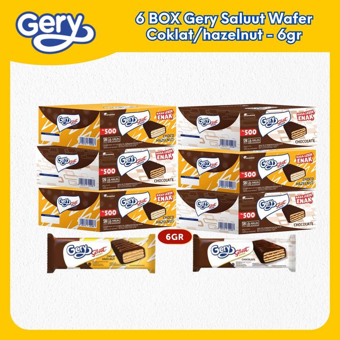 

terbaru !!! [exslusive kreator] 6 box gery saluut wafer (24 pcs/box) ready