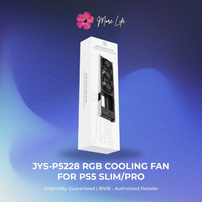 terbaru  jys cooling fan for playstation 5 pro - ps5 pro & playstation 5 slim-ps5slim ready