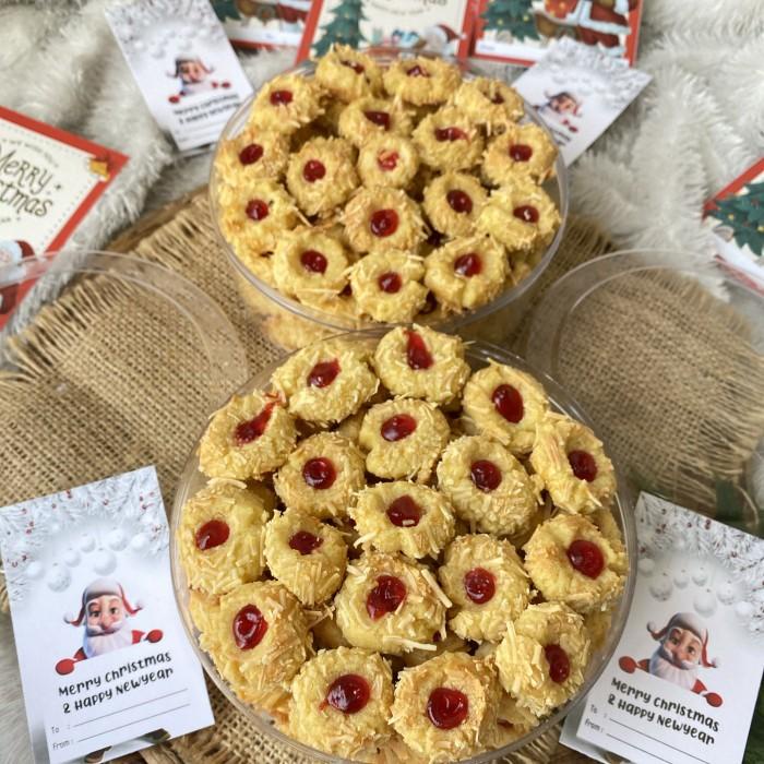 

terbaru !!! kue kering thumprint cookies enak / kuker murah / kuker khas bangka ready