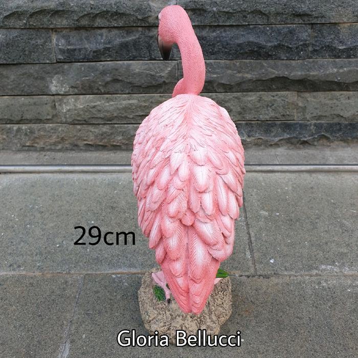 PATUNG BURUNG FLAMINGO PAJANGAN RUMAH DEKORASI TAMAN KOLAM KEBUN